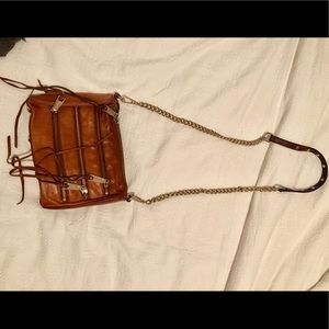 Rebecca Minkoff Mini 5 Zip Leather Crossbody Bag